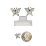 Butterfly Earrings - Silver